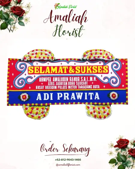 Papan Bunga Ucapan Selamat Mlawang