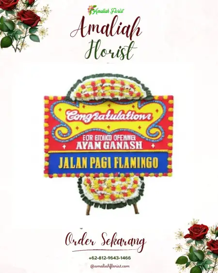 Sewa Papan Bunga Mlawang